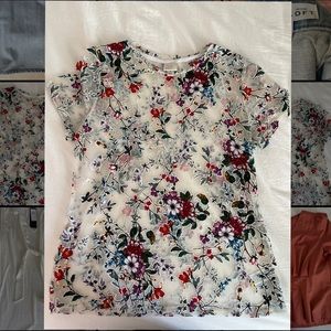 Target velvet accent top